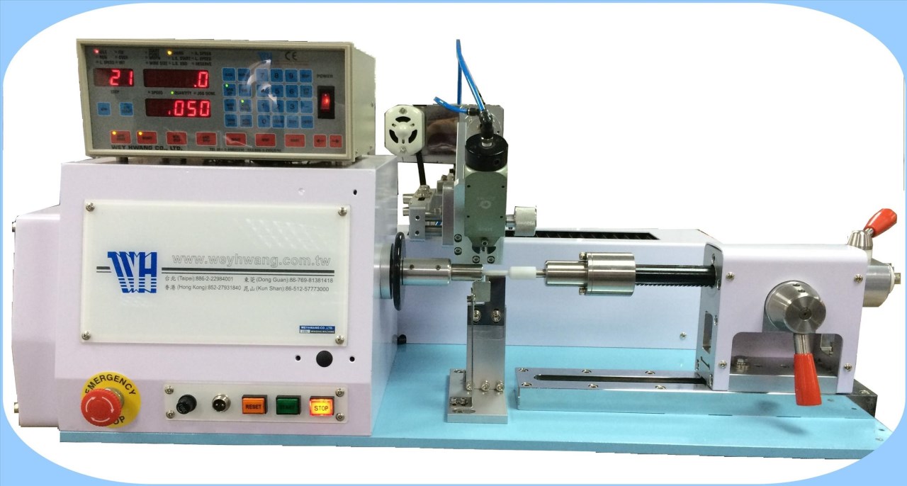 Spring coil winding machine